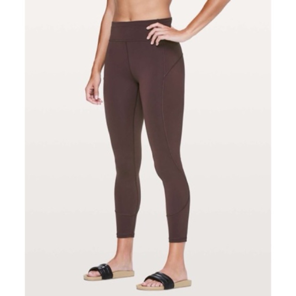 Lululemon In Movement Tight 25” Black Satin